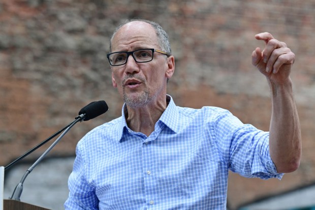 Tom Perez launches his campaign for governor of Maryland for the 2022 election in Station North. He was chairman of the Democratic National Committee, U.S. Secretary of Labor in the Obama administration and Maryland Secretary of Labor under former Gov. Martin O'Malley. June 23, 2021